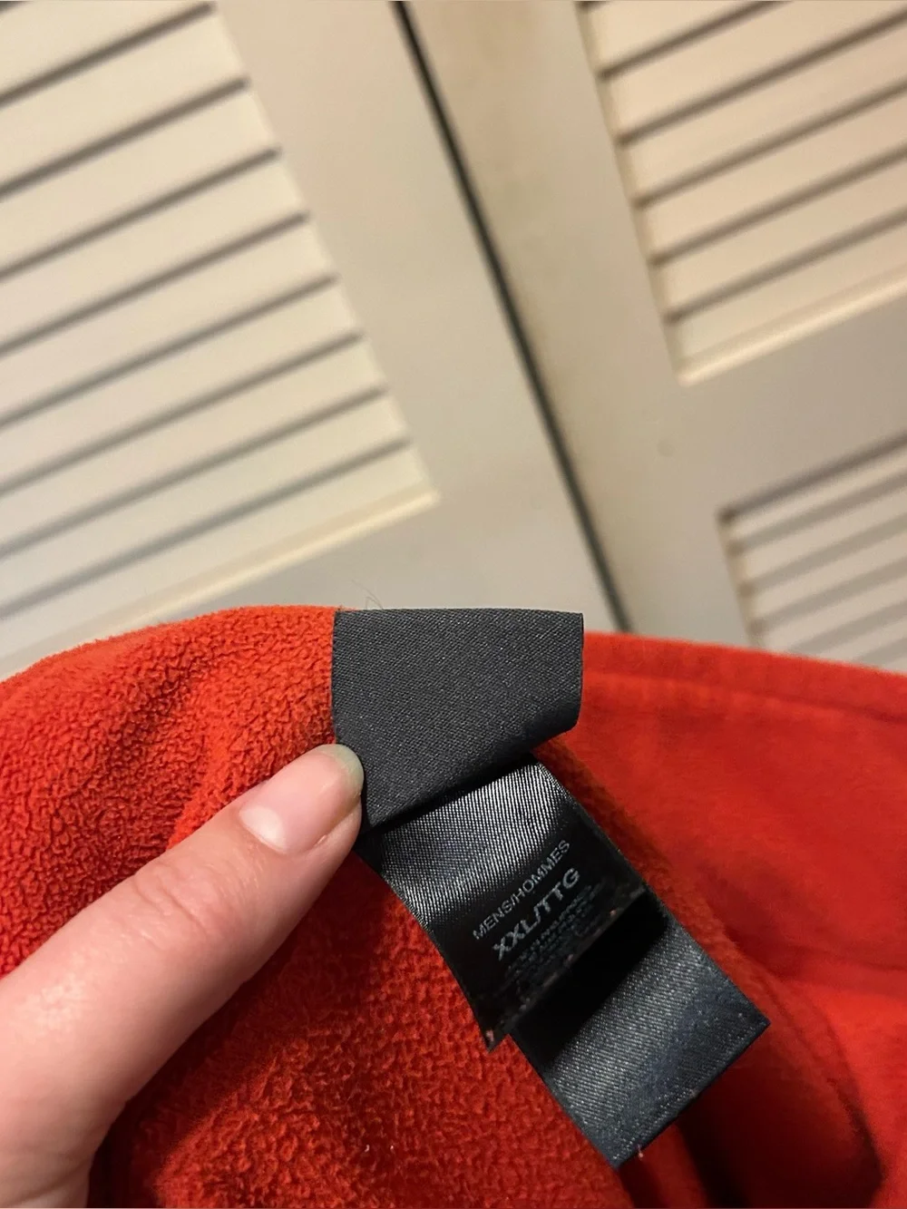 The North Face XXL 1/4 Zip Fleece Red Men’s Sweatshirt Pullover